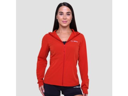 Dámská běžecká bunda Pulse Orange - GymBeam (Velikost XXL, Barva oranžová)