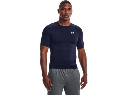 Kompresní tričko HG Armour Comp SS Midnight Blue - Under Armour