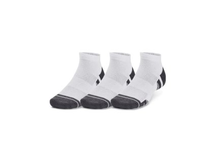 Ponožky Performance Tech 3pk Low White - Under Armour (Velikost M, Barva bílá)