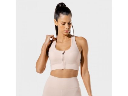 Sportovní podprsenka Zip Up Peachy Keen - SQUATWOLF (Velikost M, Barva oranžová)