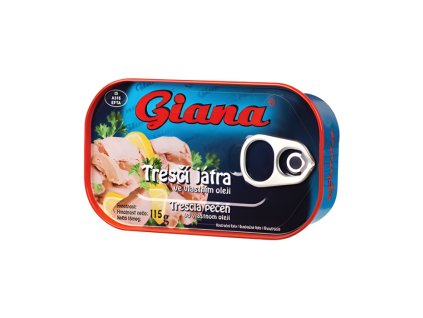 Tresčí játra ve vlastním oleji - Giana (Balení (g) 12 x 115 g)