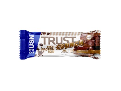 USN Trust Crunch 60 g fudge brownie (Příchuť trojitá čokoláda)