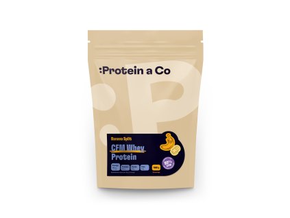 Protein&Co. WHEY PROTEIN 80 1000 g (Příchuť Banana split)