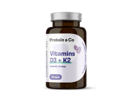 Vitamin D3 + K2 – kapsle (Balení 120 tbl.)