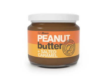 Arašídové máslo se slaným karamelem - GymBeam (Příchuť slaný karamel)