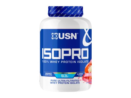 USN IsoPro 100% Whey Protein 1800 g strawberry (Příchuť vanilka)