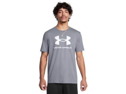 Tričko Sportstyle Logo Update SS Grey - Under Armour