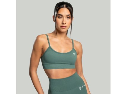 Sportovní podprsenka Seamless String Moss - STRIX (Velikost S, Barva zelená)
