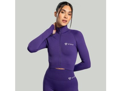 Dámský top Cropped Seamless Cosmos - STRIX (Velikost S, Barva fialová)