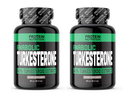 1+1 Zadarmo: Anabolic Turkesterone - Protein Nutrition (Balení 100 kaps. + 100 kaps.)