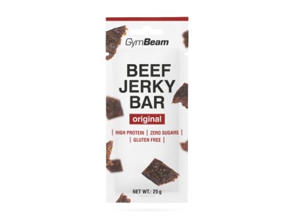 Beef Jerky Bar - GymBeam (Příchuť originál)