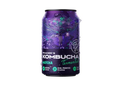 Prager's Kombucha 330 ml (Příchuť matcha)