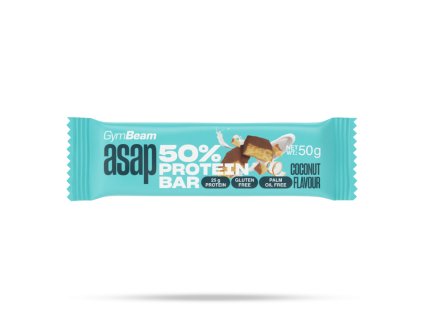 ASAP 50% Protein Bar – GymBeam (Příchuť kokos)