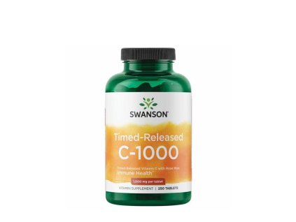 SWANSON TIME RELEASED C 1000 WITH ROSE HIPS 1000MG 250Tabs