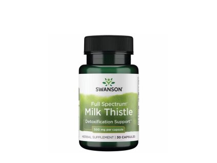 Swanson Ostropestřec Mariánský Milk Thistle 500 mg 30 kapslí