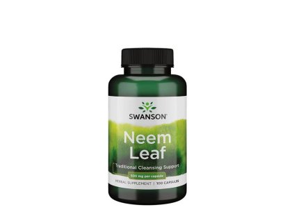 Swanson Neem leaf Zederach indický 500 mg 100 kapslí