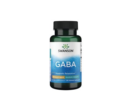 SWANSON GABA MAXIMUM STRENGTH 750MG 60Vcaps