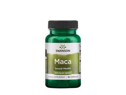 Swanson Maca Horská Lepidium meyenii 500 mg 60 kapslí