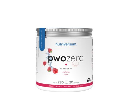 Nutriversum PWO Zero 280 g (Příchuť Malina)