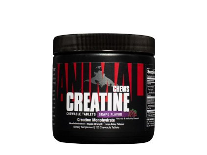 Universal Nutrition Animal Creatine Chews 120 tablet (Příchuť Hrozno)
