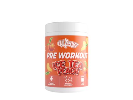 Wispy Pre Workout Powder 350 g (Příchuť Broskvový ledový čaj)