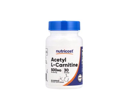 Nutricost Acetyl L-Carnitine 500 mg 30 kapslí