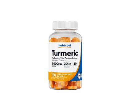 Nutricost Turmeric Gummies 2,000 mg 120 gummies (Příchuť Citron)