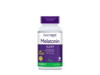 Natrol Melatonin s prodlouženou absorpcí 3 mg 100 tablet