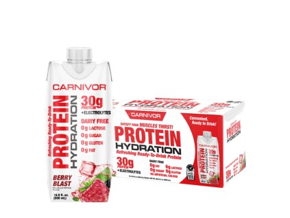 MuscleMeds Carnivor RTD Beef Protein Shake (Příchuť Explodující lesní ovoce)