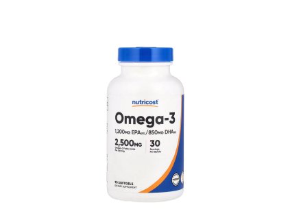 Nutricost Omega-3 2500 mg 90 softgels