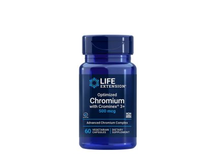 Life Extension Optimized Chromium with Crominex 3+ 60 vegetariánská kapsle, 500 mcg