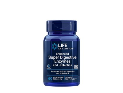 Life Extension Enhanced Super Digestive Enzymes with Probiotics 60 kapslí