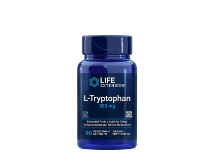 Life Extension L-Tryptofan 500 mg 90 rostlinných kapslí