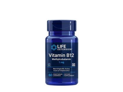 Life Extension Vitamin B12 Methylcobalamin 60 pastilka, 1 mg