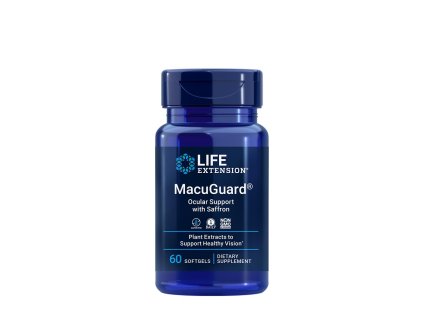 Life Extension MacuGuard Ocular Support with Saffron & Astaxanthin 60 kapslí