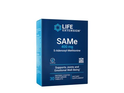 Life Extension Zlepšovač nálady SAMe (S-adenosylmethionin) 400 mg