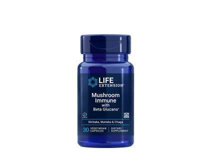 Life Extension Mushroom Immune with Beta Glucans 30 vegetariánská kapsle