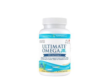 Nordic Naturals Ultimate Omega JUNIOR, 90 softgel kapslí (Příchuť Jahoda)