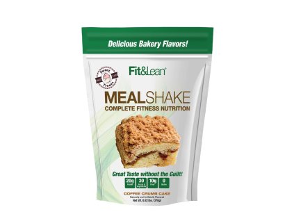 Fit & Lean Šejk na jídlo - Meal Shake 370 g (Příchuť Kávový dort s drobenkou)