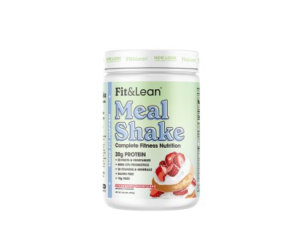 Fit & Lean Šejk na jídlo - Meal Shake 365 g (Příchuť Jahodový koláč)