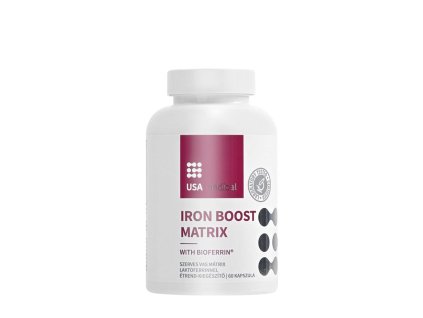 USA medical Iron Boost Matrix BioFerrin® 60 kapslí