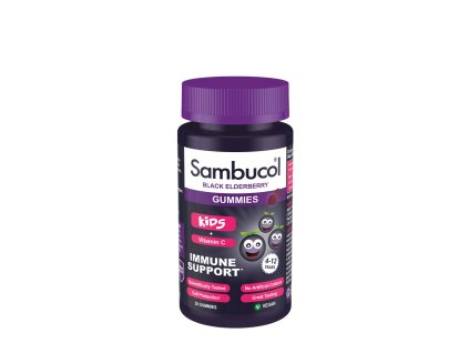 Sambucol Kids Gummies Black Elderberry 30 gummies (Příchuť Černý Bez)