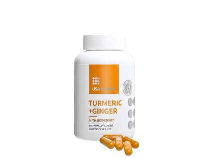 USA medical Turmeric+Ginger 60 kapslí
