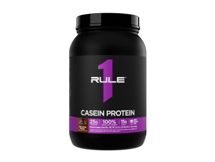 Rule1 Kaseinový proteinový prášek 952 g (Příchuť Čokoládový fondán)