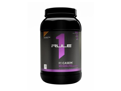 Rule1 Kaseinový proteinový prášek 952 g (Příchuť Čokoládový fondán)