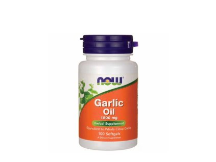 Now Foods Garlic Oil 1500 mg 100 kapslí
