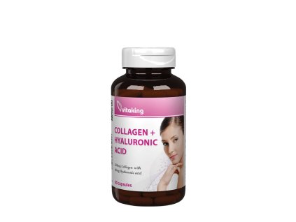 Vitaking Collagen + Hyaluronic Acid 60 kapslí
