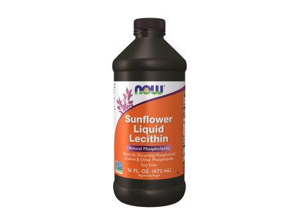 Now Foods Slunečnicový Lecitin Liquid 473 ml tekutý