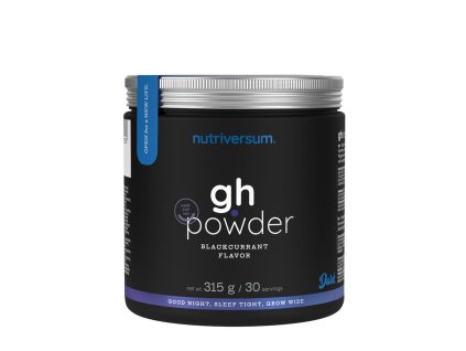 Nutriversum GH Powder Blackcurrant 315 g (Příchuť Černý rybíz)