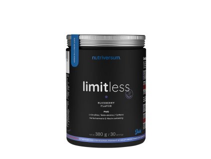 Nutriversum LIMITLESS Pre-Workout, 380 g (Příchuť Borůvka)